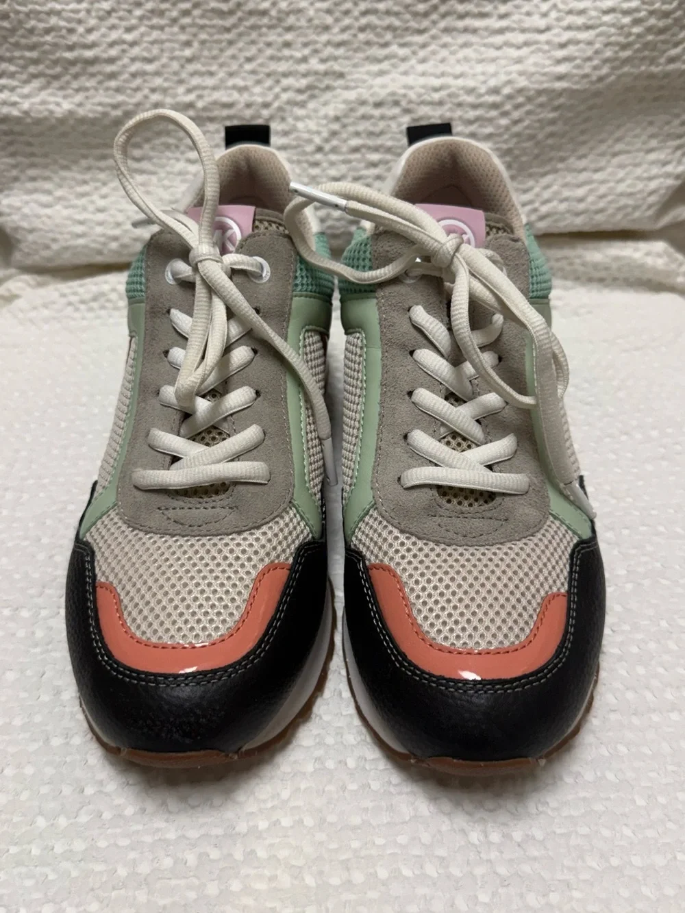 Michael Kors | Green Beige Pink Sneakers | Women's 8